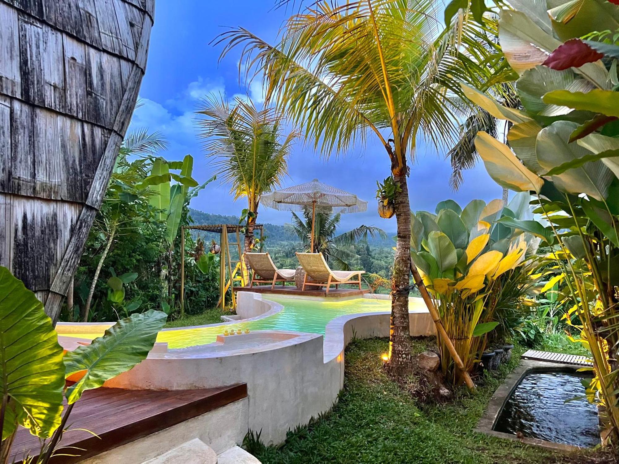 Gladak Di Uma Bali Bed and Breakfast Sidemen  Exteriör bild